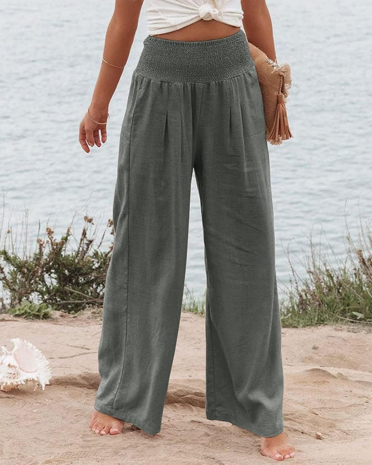 🚨Mother's Day Special🔥Women's High Waist Wide Leg Pants