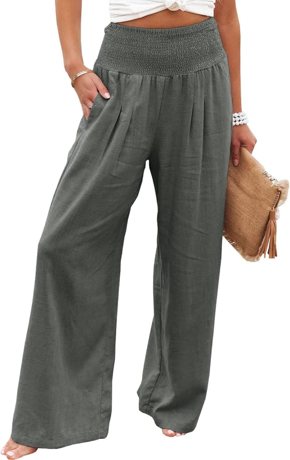 🚨Mother's Day Special🔥Women's High Waist Wide Leg Pants