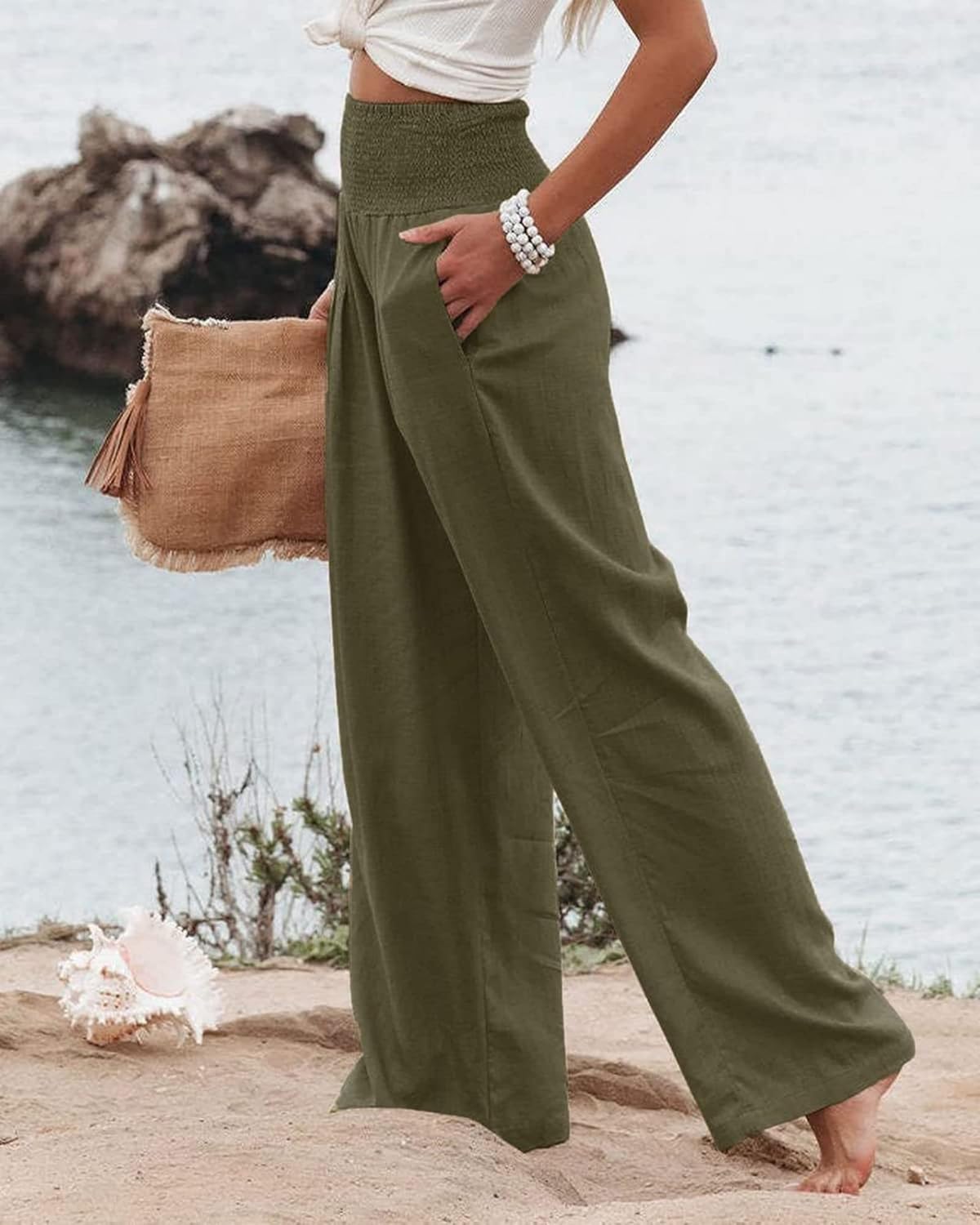 🚨Mother's Day Special🔥Women's High Waist Wide Leg Pants