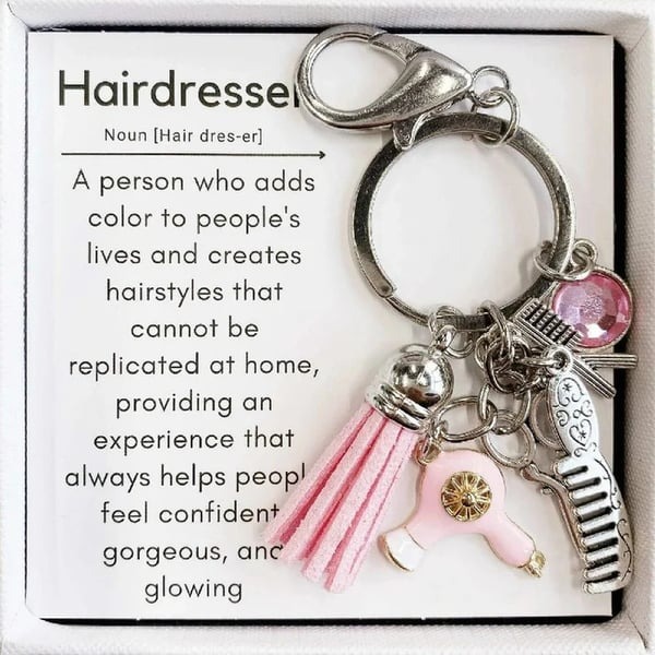 🔥 Hot Sale 50% Off🔥 Hairstylist Gift Keychain 💇‍♀️ 🎁