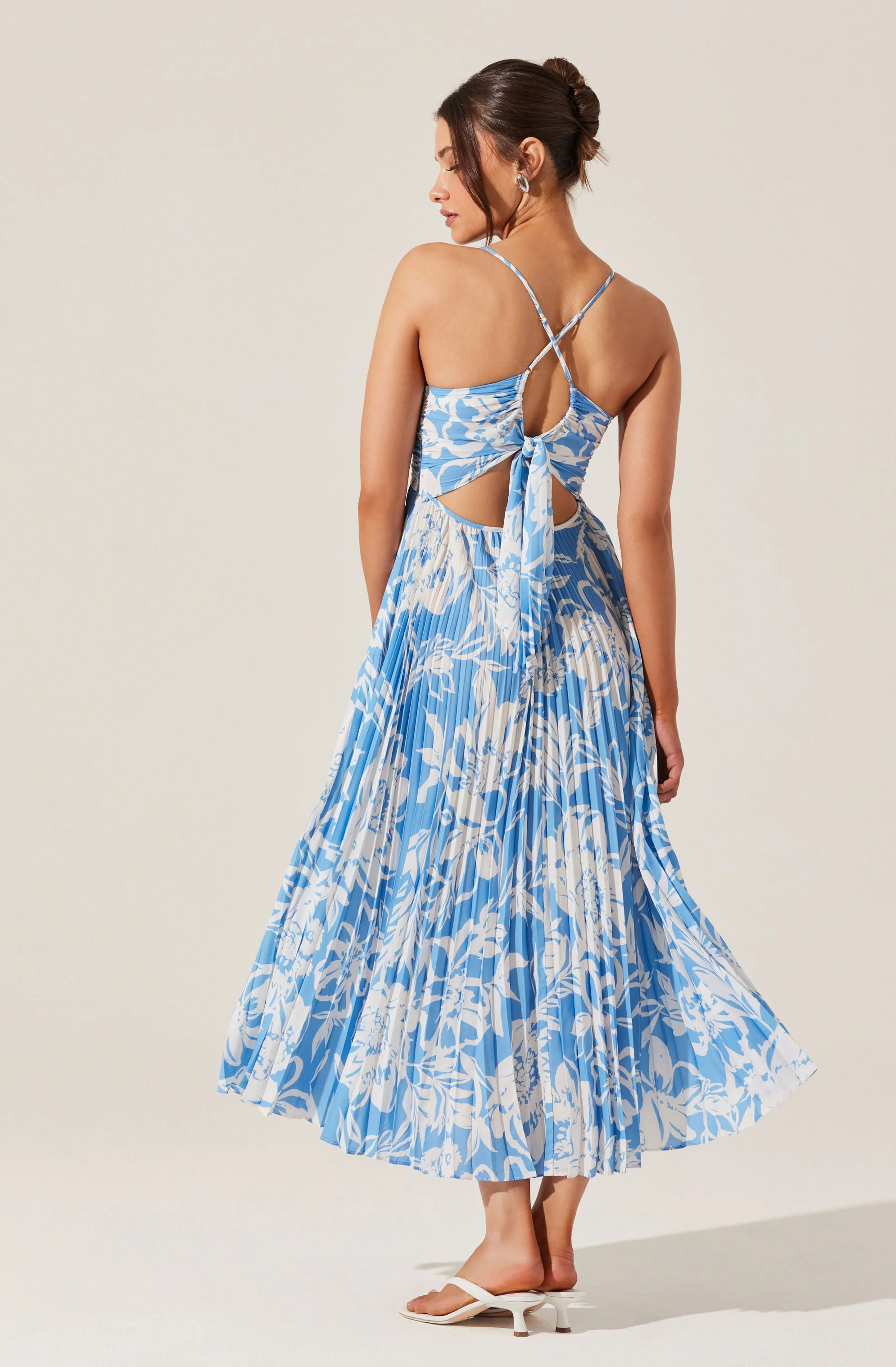 🎁Today's Special Offer🎁Printed Pleated Midi Skirt