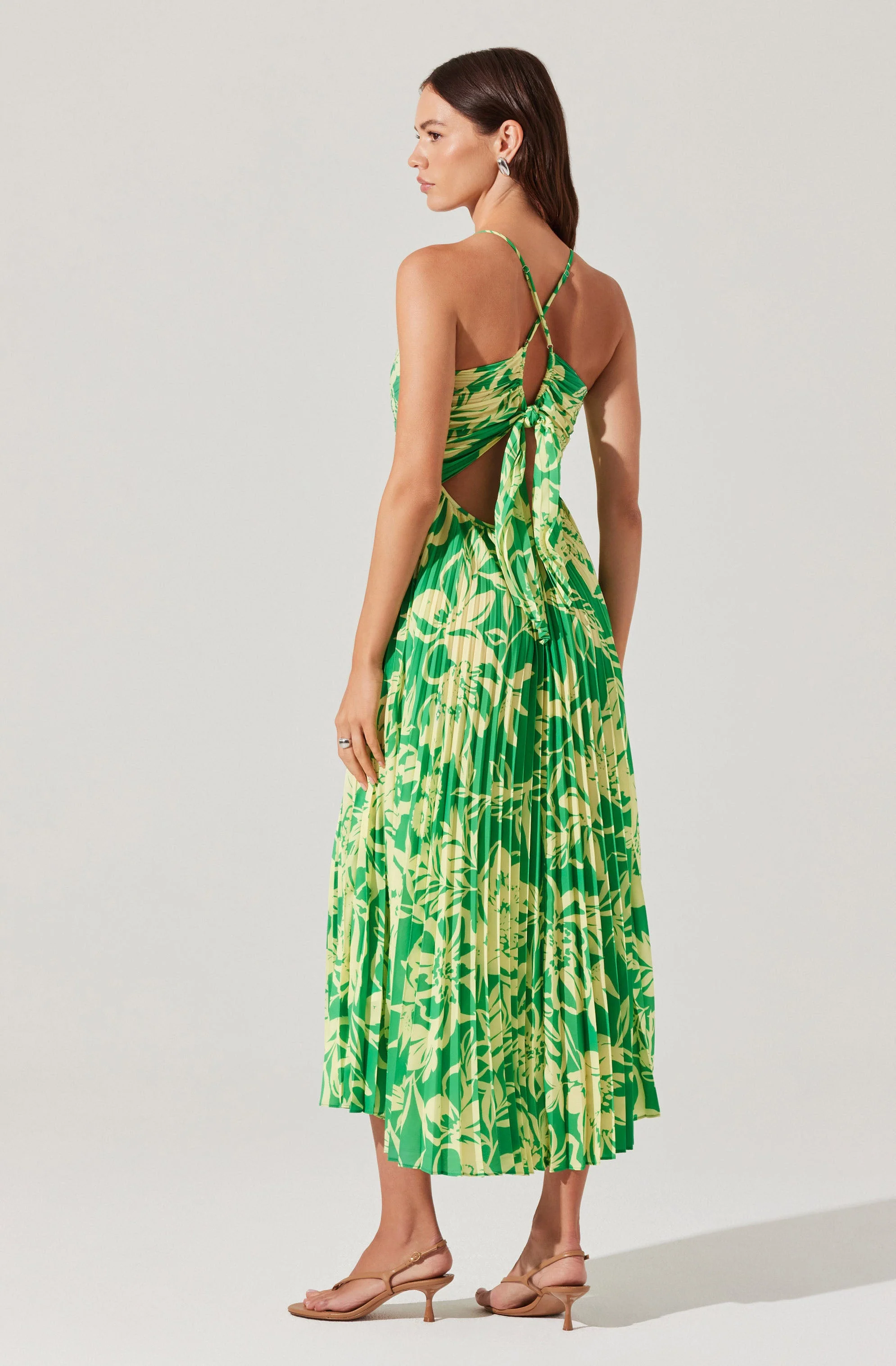 🎁Today's Special Offer🎁Printed Pleated Midi Skirt