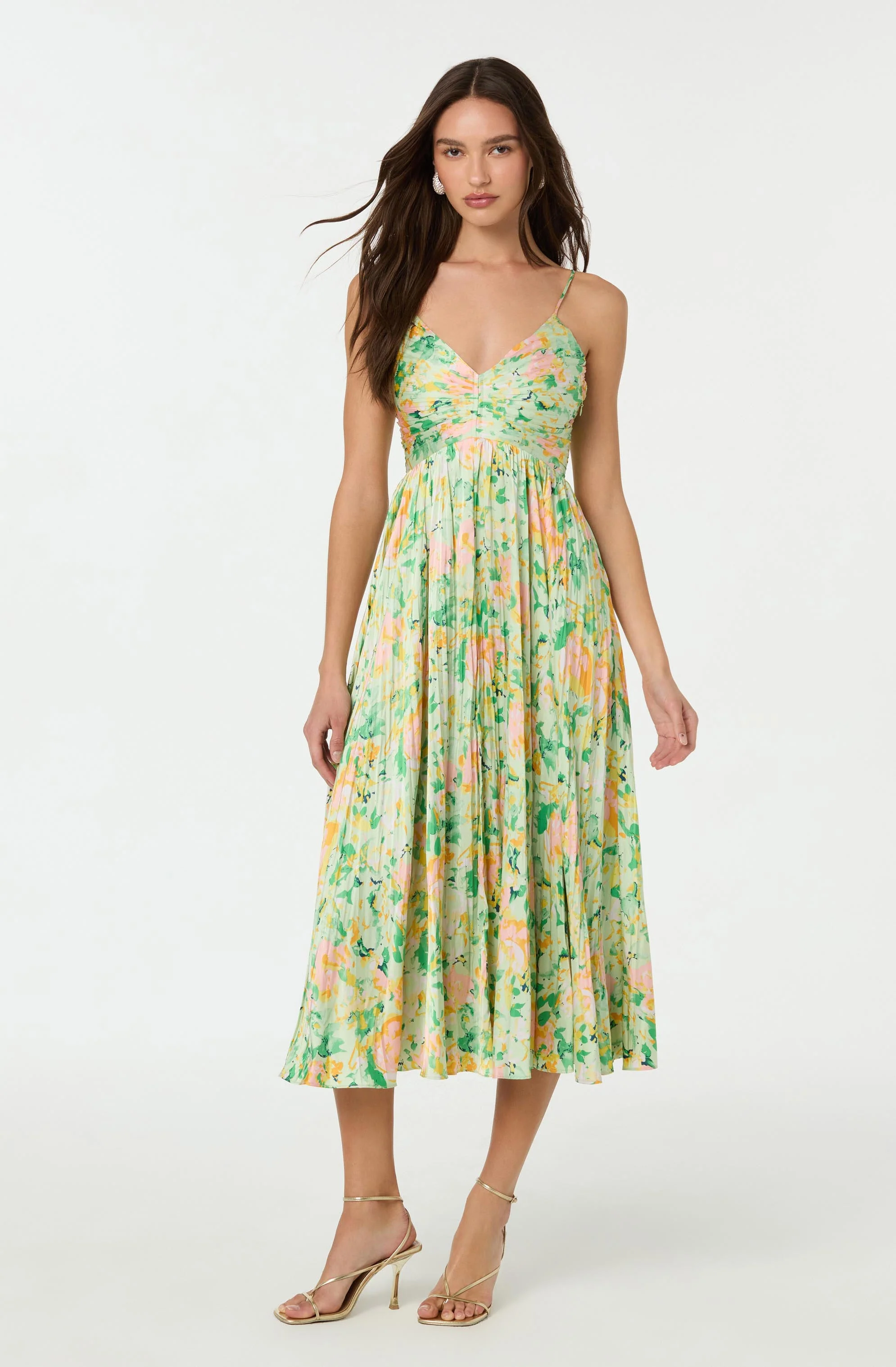 🎁Today's Special Offer🎁Printed Pleated Midi Skirt