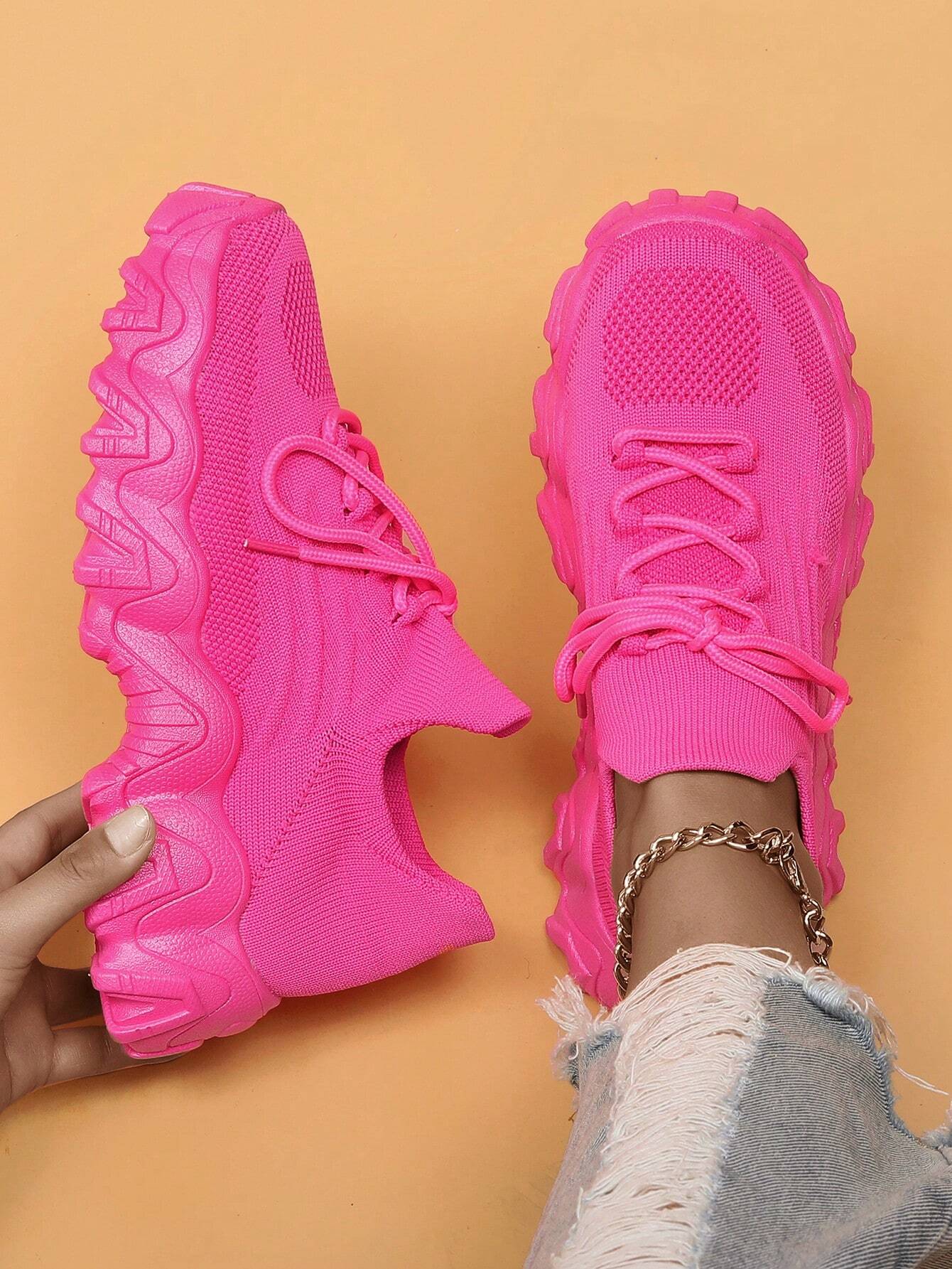 ⏰Mother's Day Special-$16.99💥Women Lace-Up Front Chunky Breathable Mesh Sneakers