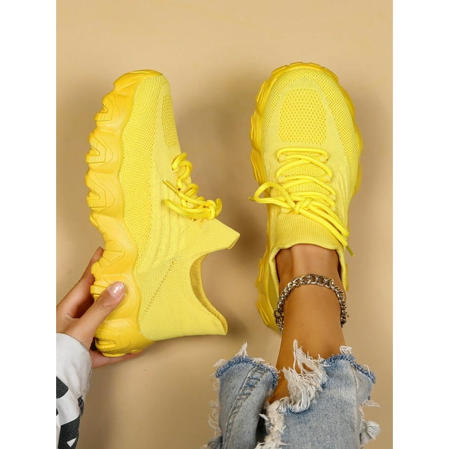 ⏰Mother's Day Special-$16.99💥Women Lace-Up Front Chunky Breathable Mesh Sneakers