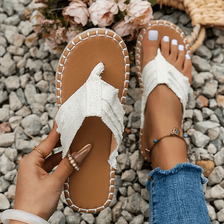 ⏰Today's Special-$13.99💥⛱️Womens Bohemian Charm Stylish Summer Flat Sandals