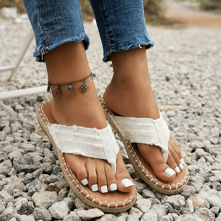 ⏰Today's Special-$13.99💥⛱️Womens Bohemian Charm Stylish Summer Flat Sandals