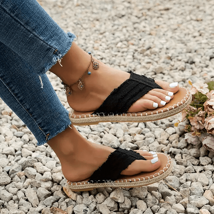 ⏰Today's Special-$13.99💥⛱️Womens Bohemian Charm Stylish Summer Flat Sandals