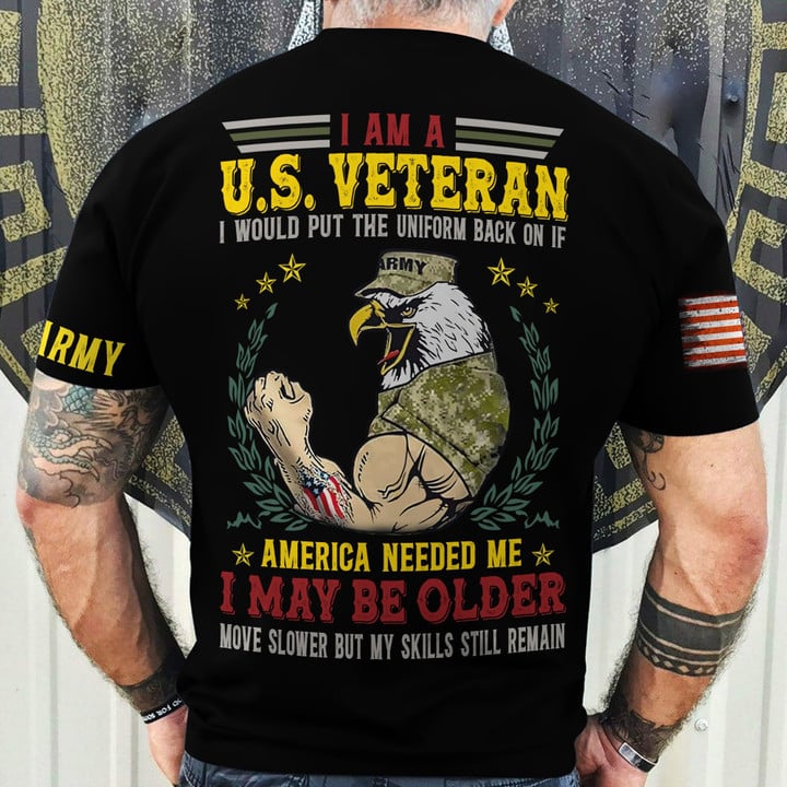 Premium I Am A U.S Veteran T-Shirt