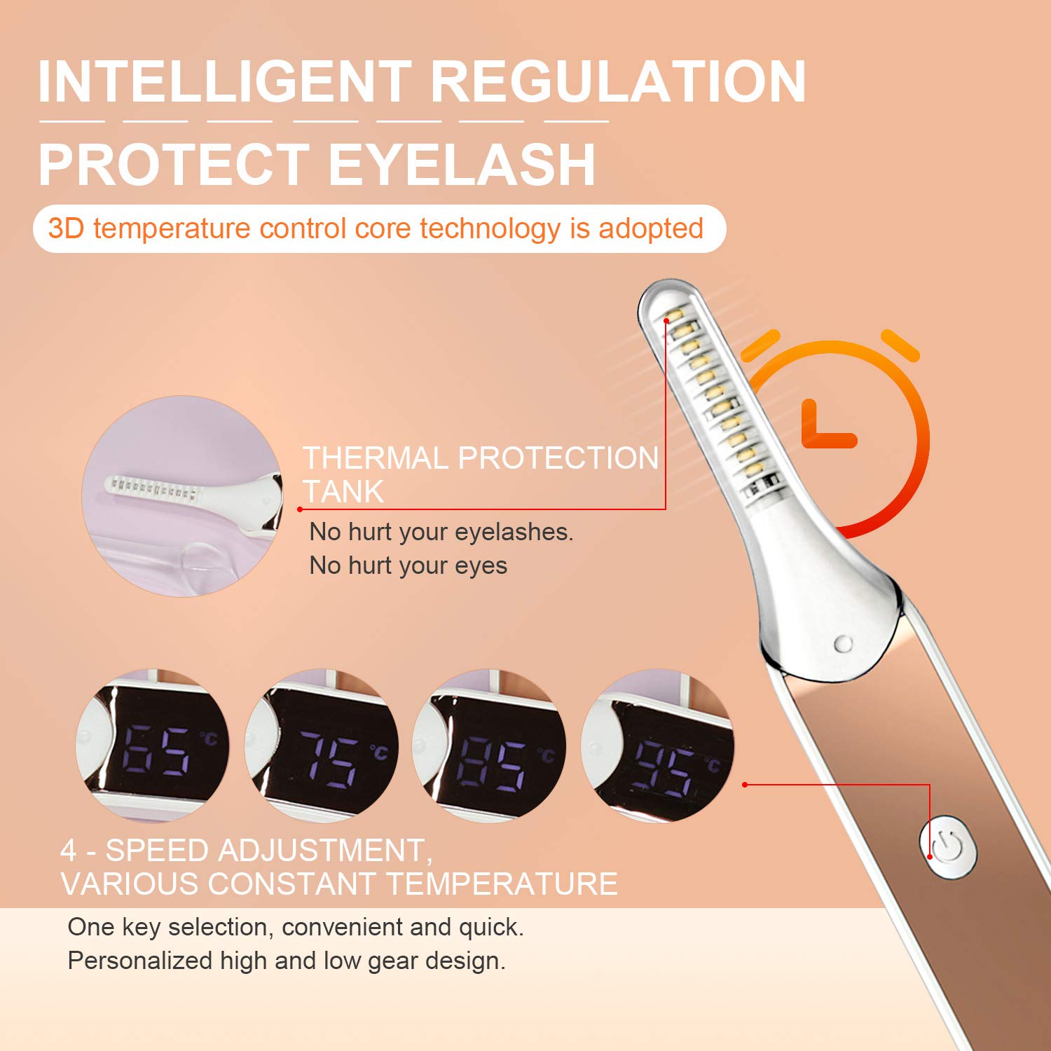 💥New Year's Sale 60% OFF💥Electric And Electrothermal Curling Eyelash Curler 👁️‍🗨️