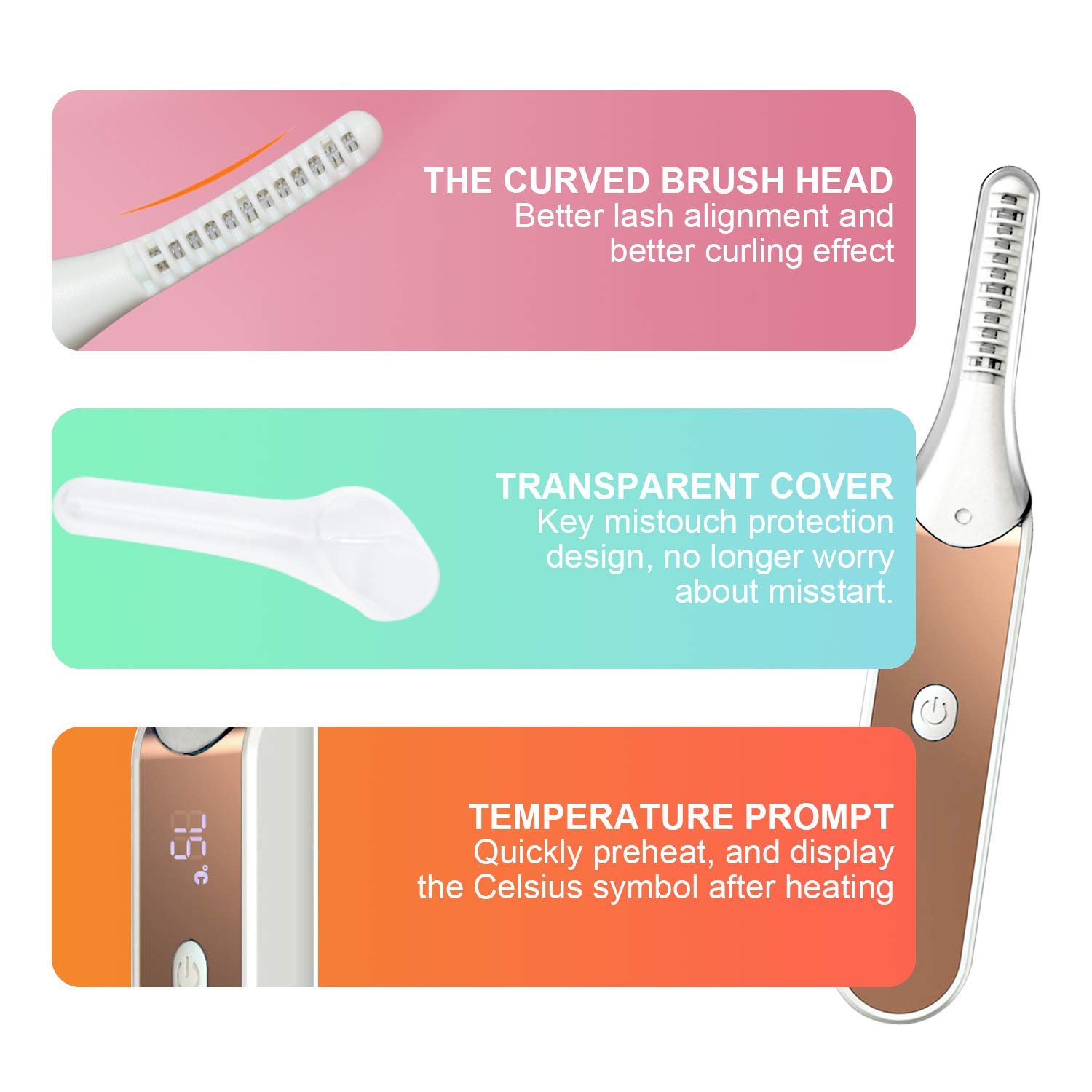 💥New Year's Sale 60% OFF💥Electric And Electrothermal Curling Eyelash Curler 👁️‍🗨️