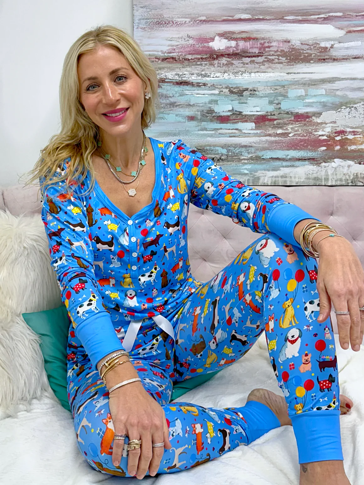 🚨 $9.99 – Today Only!🔥Soft Patterned Pajama Set