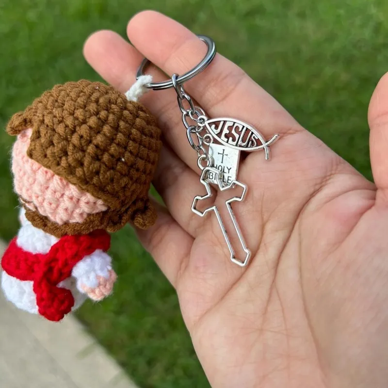 ✨Crochet Mini Jesus Keychain&Hanging🌟