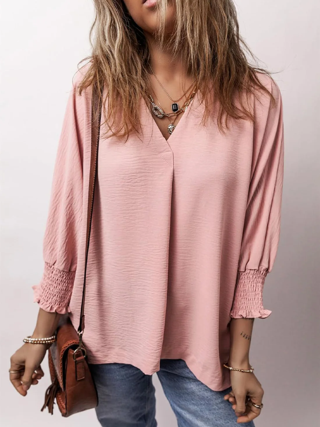 🔥Clearance Sale – Today Only!🔥Women's waist V-neck casual shirt