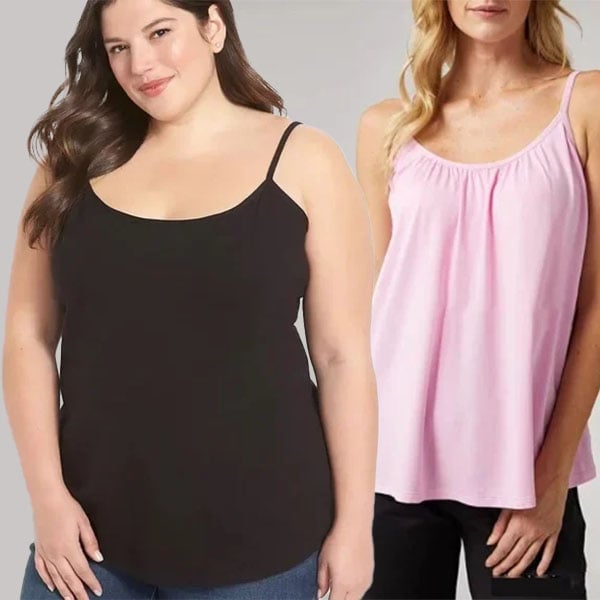 2025 New Arrival 49% OFF-Loose-fitting Tank Top With Built-in Bra