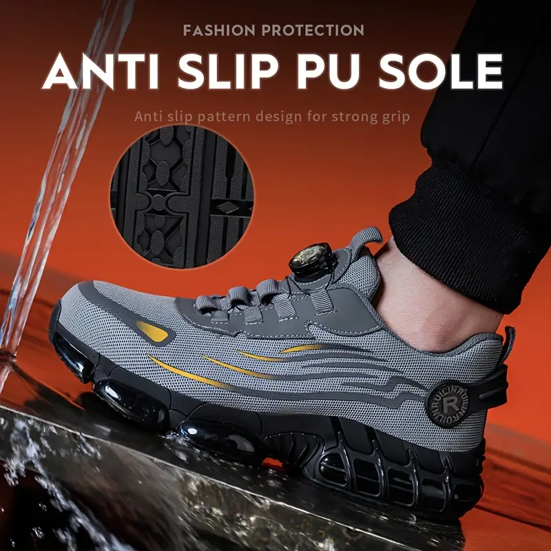 🎁Today's Special Offer🎁Unisex Non-Slip Steel Toe Sports Safety Shoes