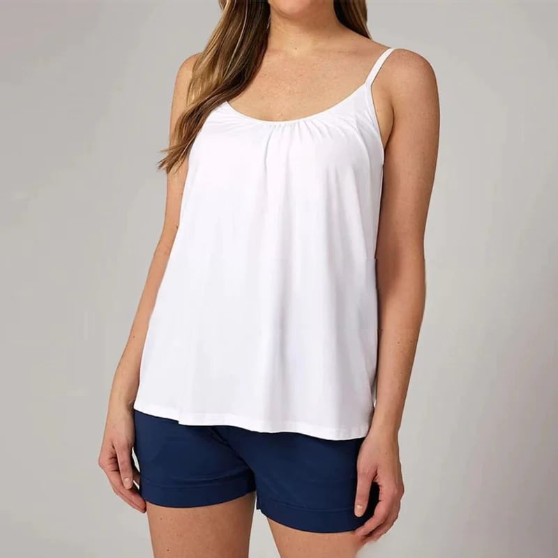 2025 New Arrival 49% OFF-Loose-fitting Tank Top With Built-in Bra