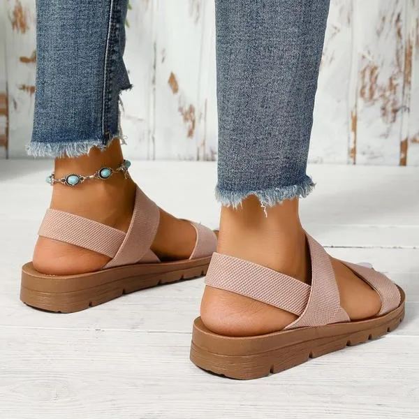 🚨Mother's Day Special🔥Summer Ladies Fashion Crossbody Sandals