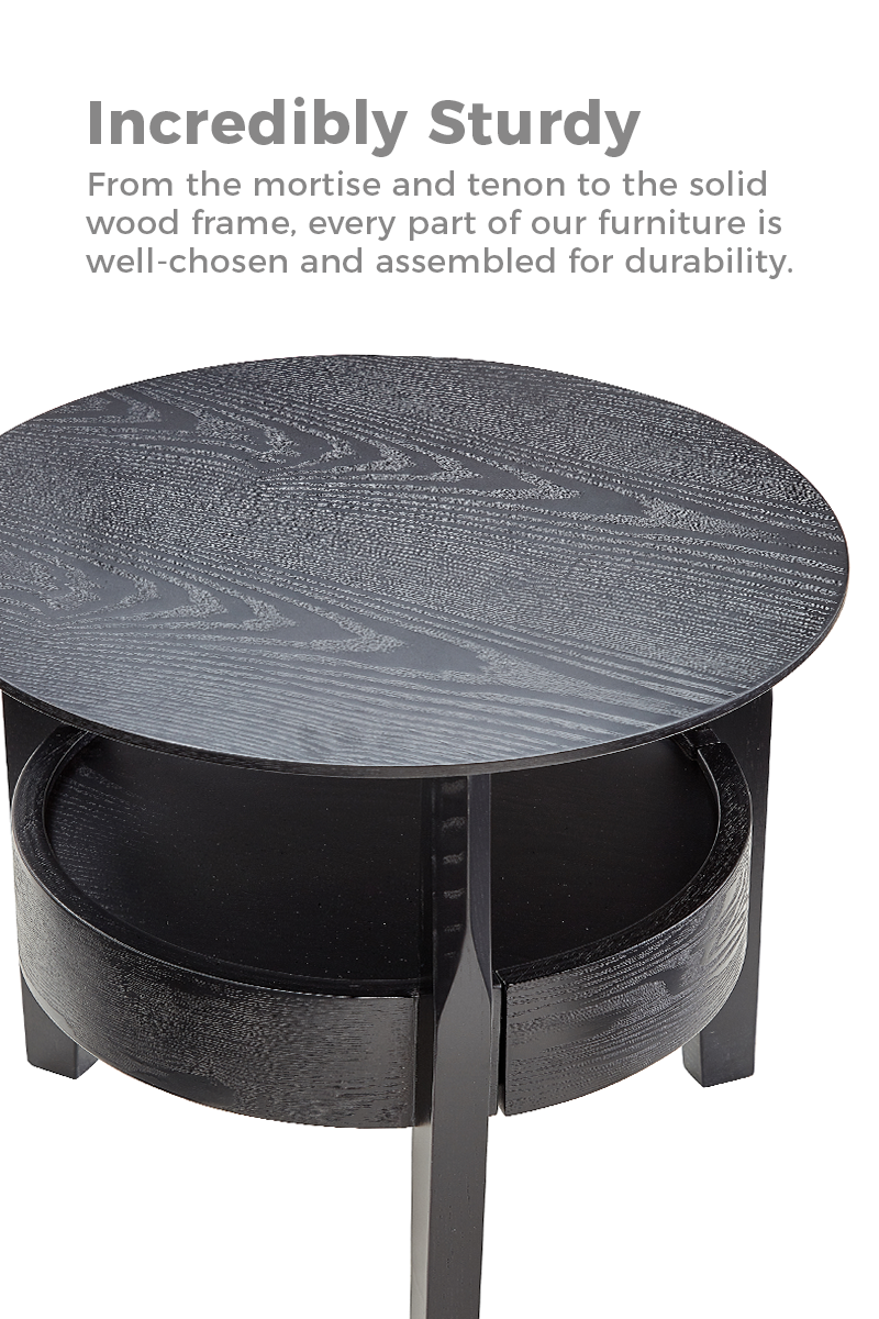 Aalto Solid Wood Storage Coffee Table