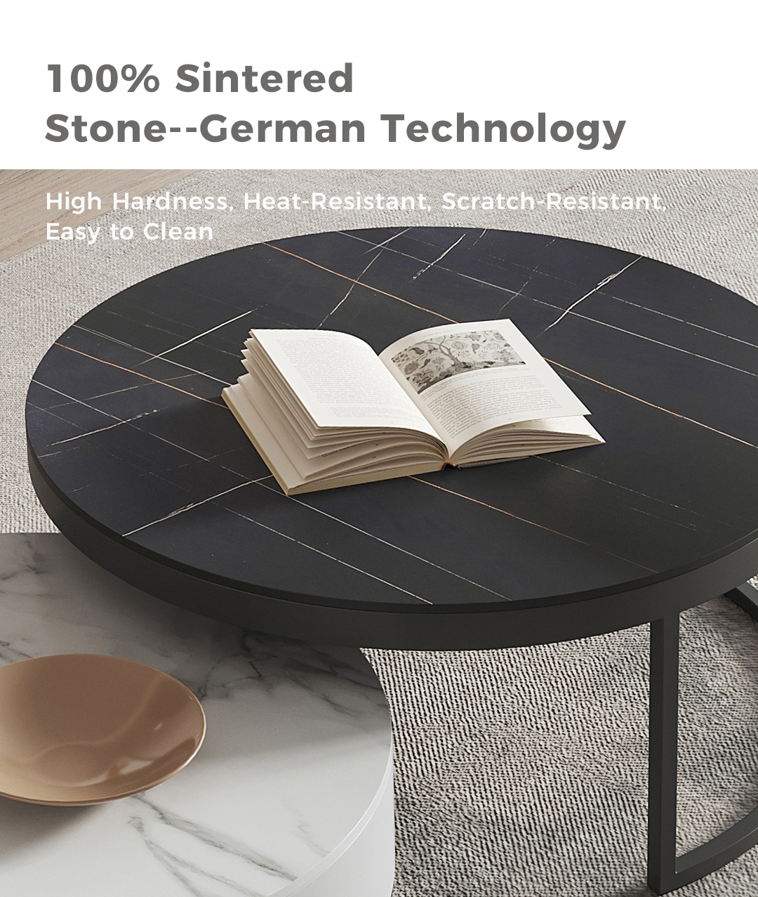 Aalto Sintered Stone Living Room Set