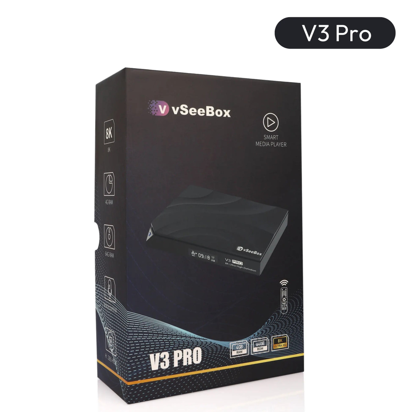 vseebox V3 Pro Android TV Box (2023 Hot Premium Edition)