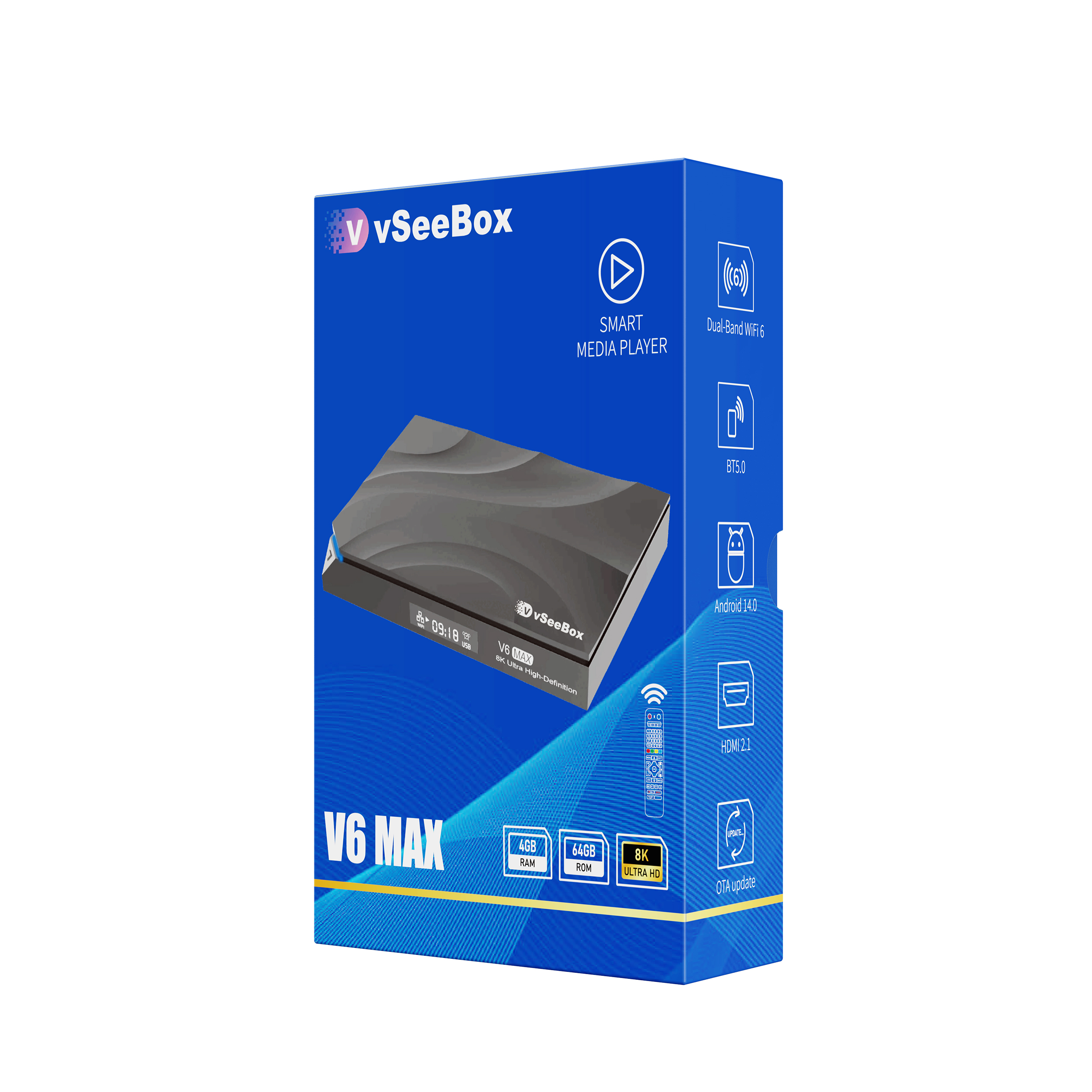 vSeeBox V6 Max Android TV Box （Hot Version）