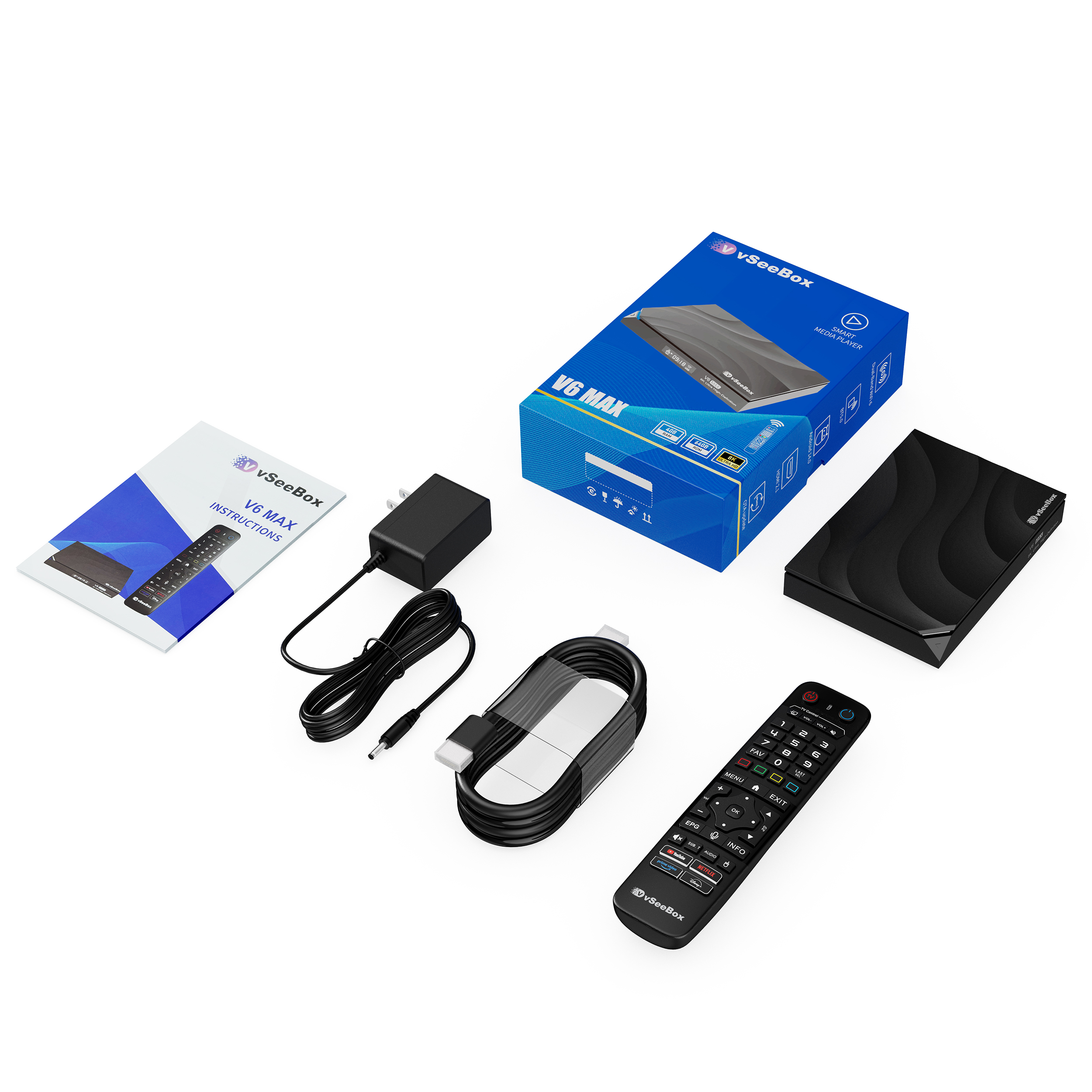 vSeeBox V6 Max Android TV Box （Hot Version）