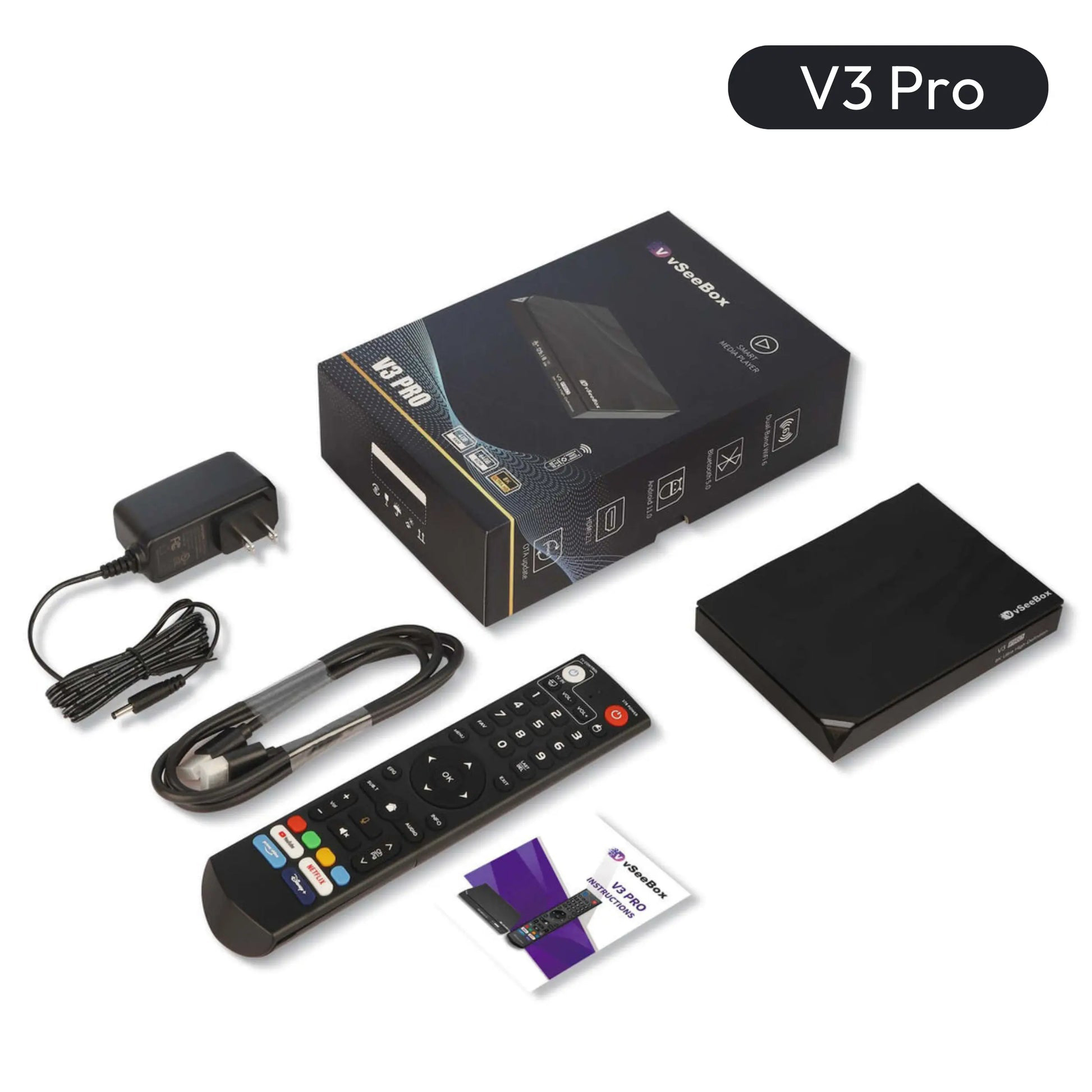 vseebox V3 Pro Android TV Box (2023 Hot Premium Edition)