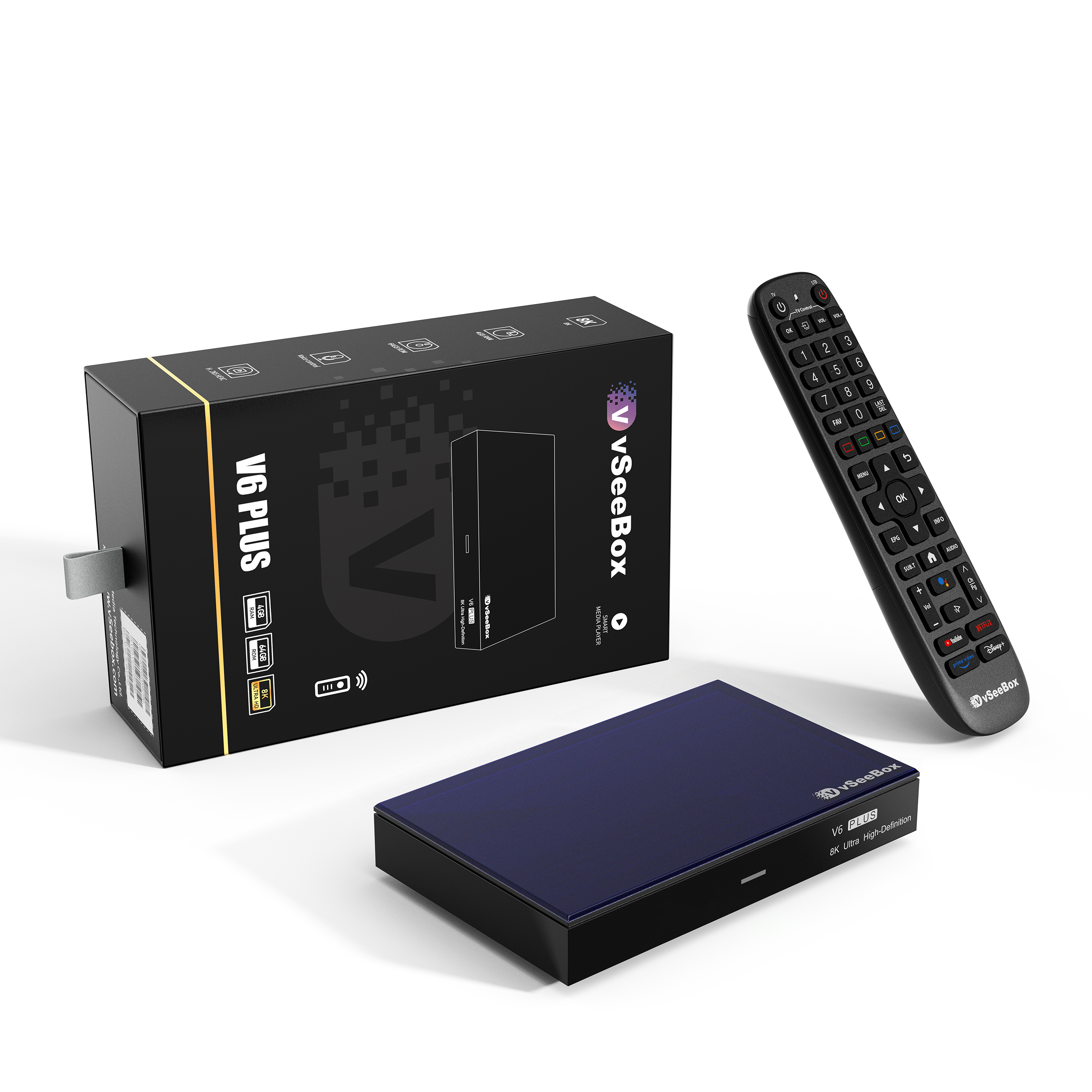 vSeeBox V6 Plus Android TV Box（Limited Version）