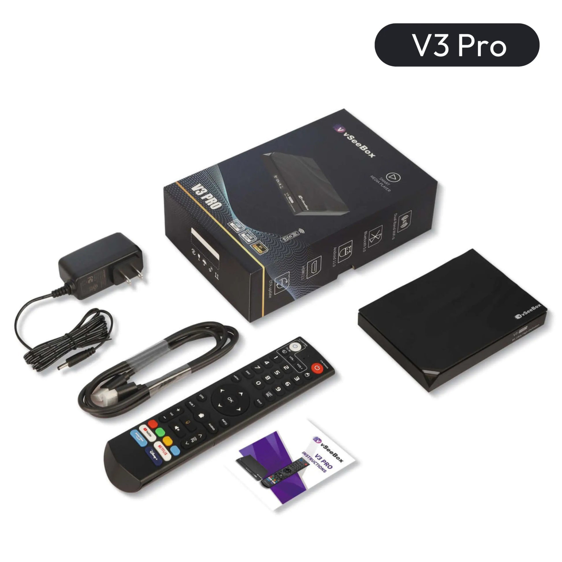 vseebox V3 Pro Android TV Box (2023 Hot Premium Edition)