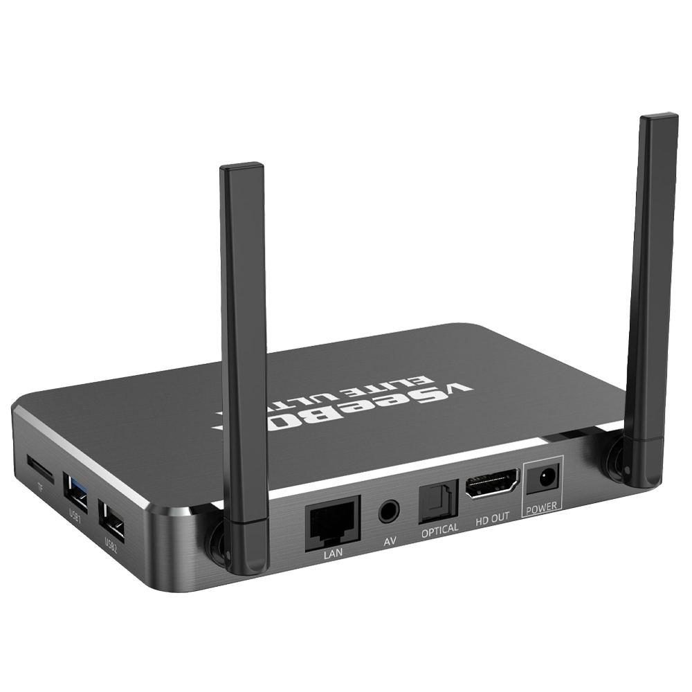 vSeeBox Elite Ultra Android TV Box (New & Exclusive Channels)