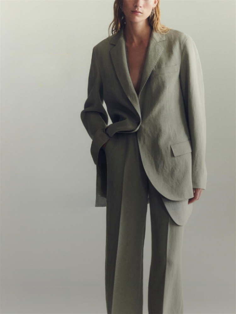 Tencel/Cotton-Linen-Wool Blend