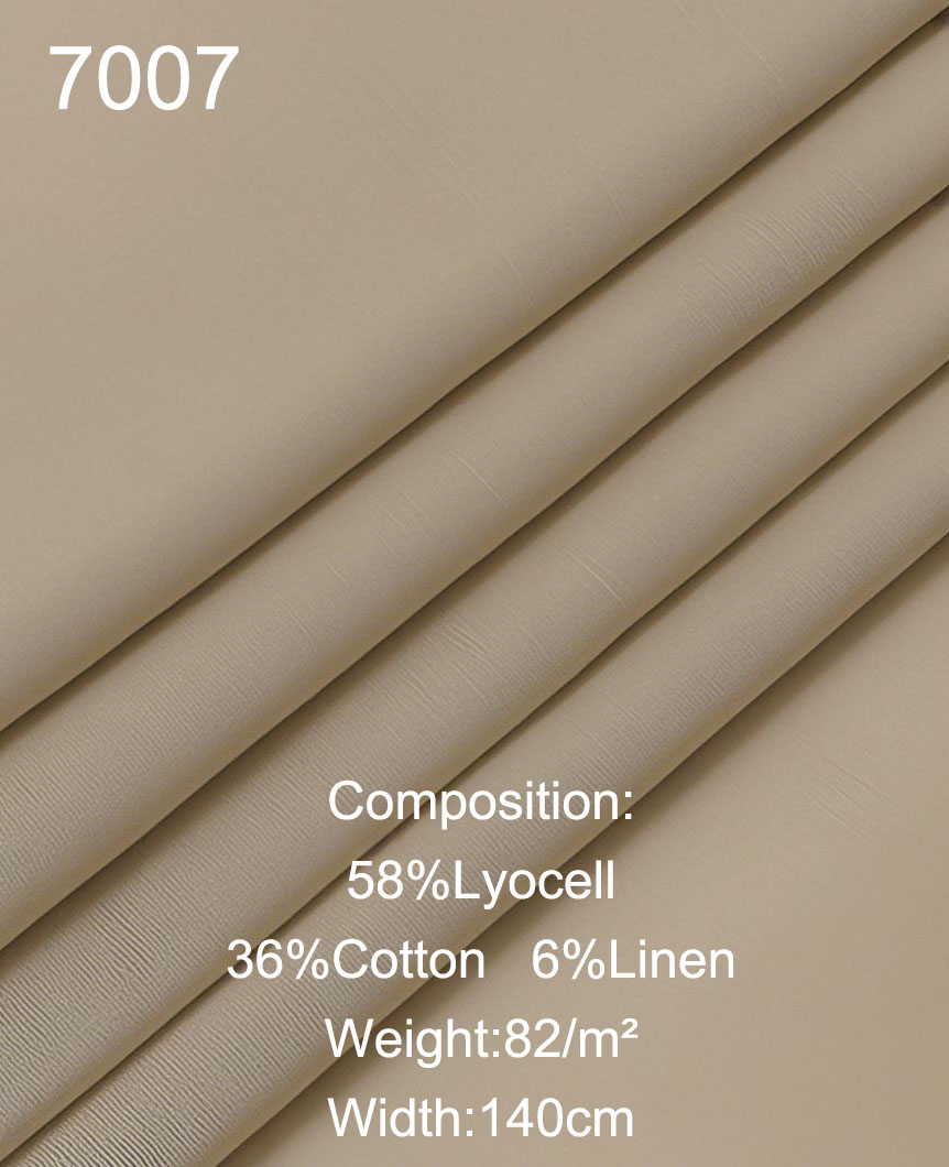 Tencel/Cotton-Linen-Wool Blend