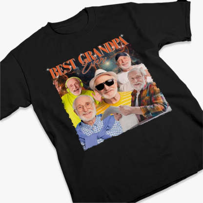 Custom Photo Best Grandpa Ever - Family Personalized