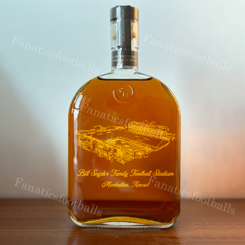Bill Snyder Family Stadium Whiskey Bottles-Gifts For Sports Lovers
