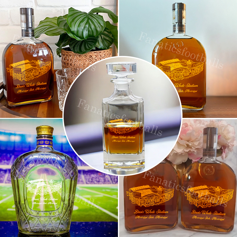 Davis Wade Stadium Whiskey Bottles-Gifts For Sports Lovers