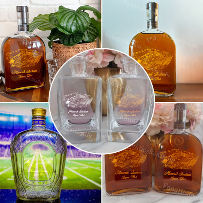 Maverik Stadium Whiskey Bottles-Gifts For Sports Lovers