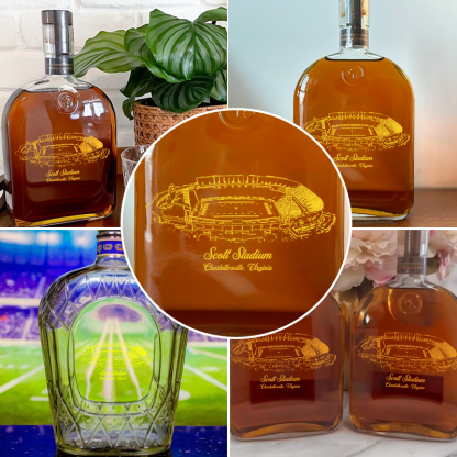 Scott Stadium Whiskey Bottles-Gifts For Sports Lovers