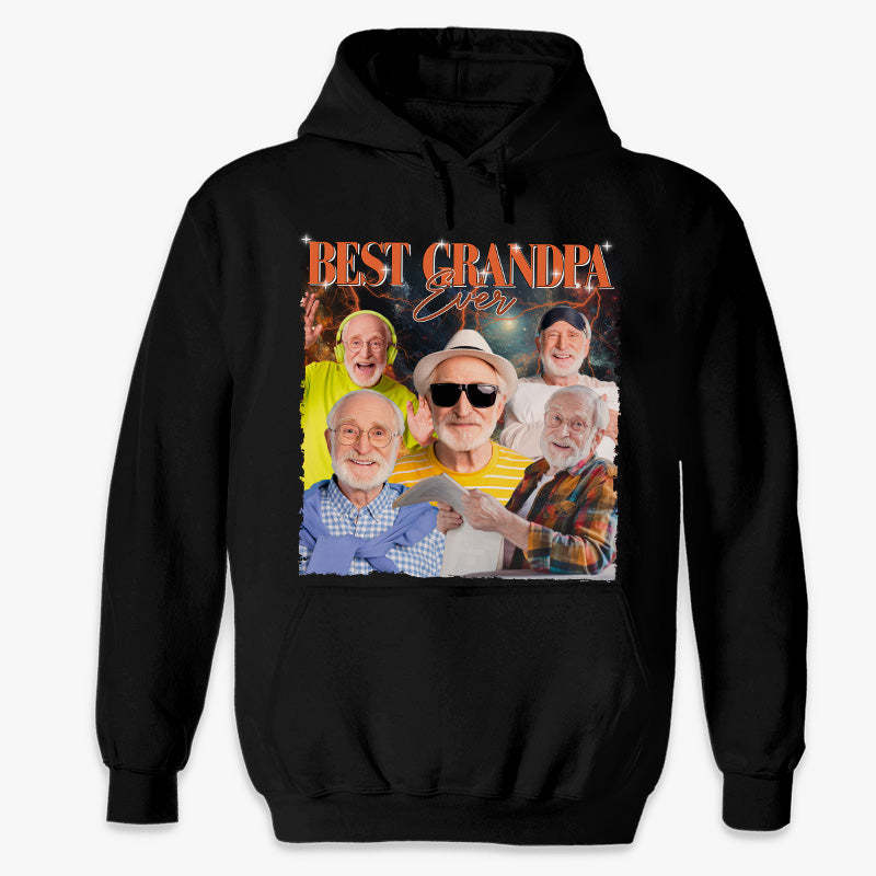 Custom Photo Best Grandpa Ever - Family Personalized