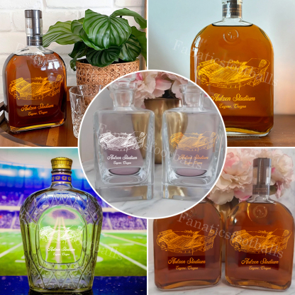 Autzen Stadium Whiskey Bottles-Gifts For Sports Lovers