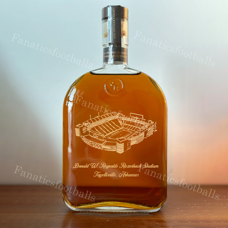Donald W. Reynolds Razorback Stadium Whiskey Bottles-Gifts For Sports Lovers