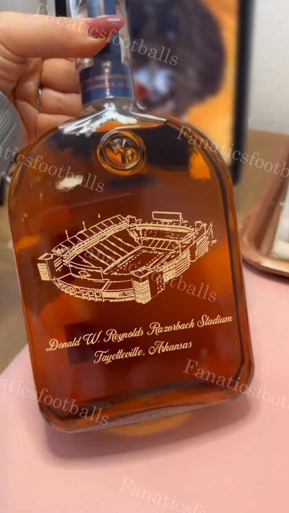 Donald W. Reynolds Razorback Stadium Whiskey Bottles-Gifts For Sports Lovers