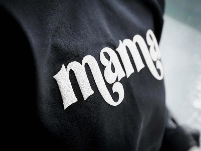 Mama Sweatshirt, Mama Est Sweatshirt, Mothers Day Gift, Cool Mom, First Mothers Day Gift, Personalized Gift, Mom Life Shirt, New Mom Gift-ilovevango