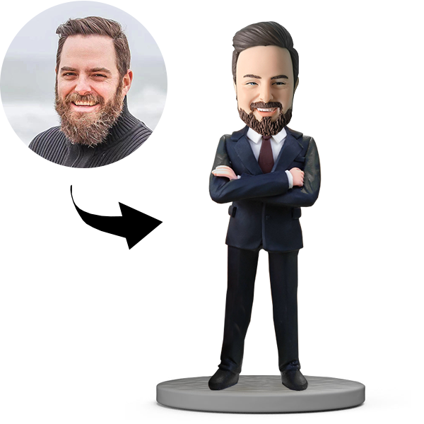 Custom Bobblehead Personalized Bobblehead Cool Boss-ilovevango