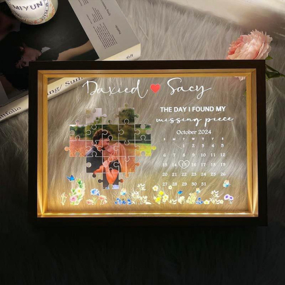 The Day I Found My Missing Piece Light Frame  - 💕 Best Gifts to Lover 💕