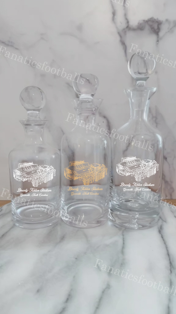 Dowdy-Ficklen Stadium Whiskey Bottles-Gifts For Sports Lovers