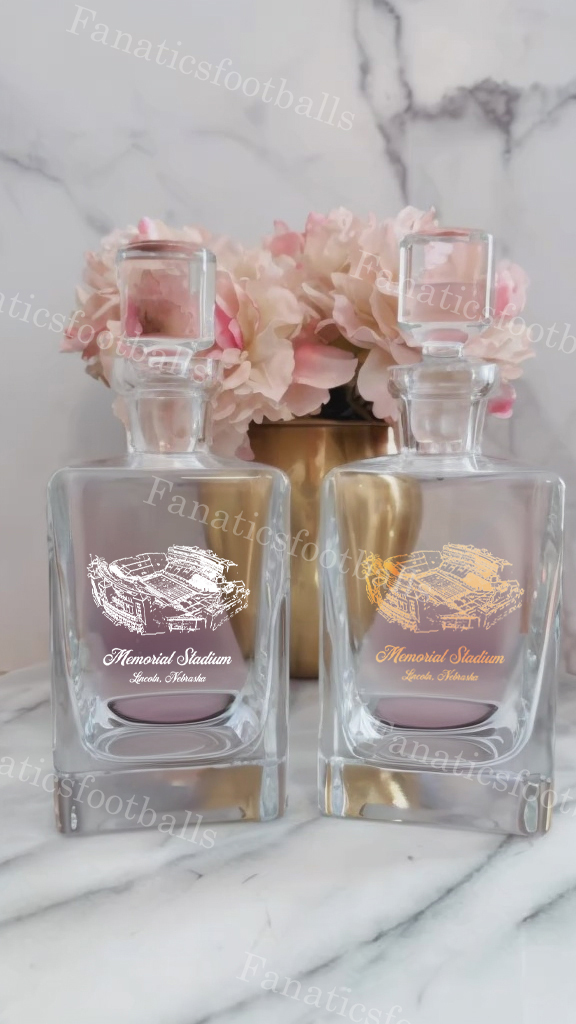 Memorial Stadium (Lincoln) Whiskey Bottles-Gifts For Sports Lovers