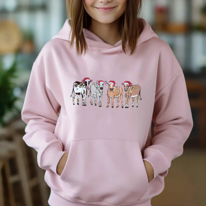 Cow Lover Animals Holiday Christmas Sweatshirt