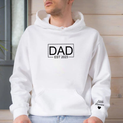 Personalized T-shirt with Custom Name and Date for Dear Dad