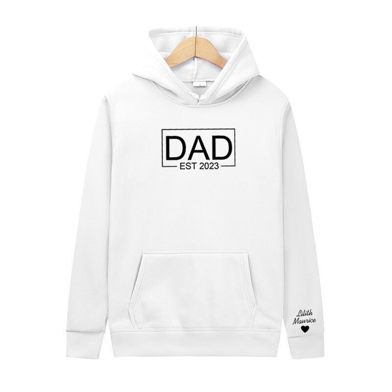 Personalized T-shirt with Custom Name and Date for Dear Dad